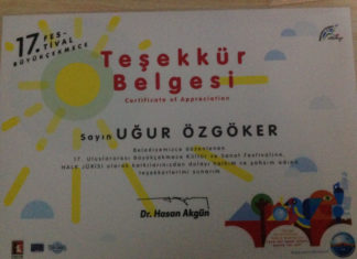 17. BÜYÜKÇEKMECE ULUSLARARASI KÜLTÜR VE SANAT FESTİVALİ JÜRİSİ Doç. Dr. Uğur ÖZGÖKER