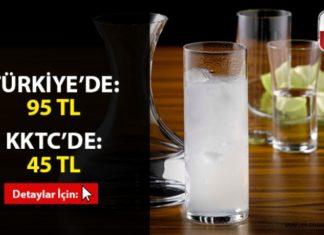KKTC’de rakı fiyatları Türkiye’den çok çok ucuz!