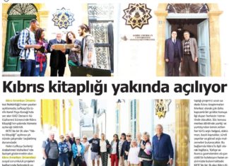 Kıbrıs Kitaplığı Yakında Açılıyor