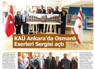 KIBRIS AMERİKAN ÜNİVERSİTESİ KIBRIS TÜRK KÜLTÜR DERNEĞİ’ NİN ANKARA’ DA Kİ GENEL MERKEZİNDE “KIBRIS’ TA OSMANLI ESERLERİ” FOTOĞRAF SERGİSİ AÇTI.
