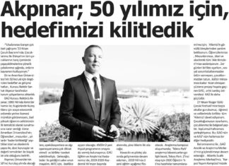 AKPINAR; 50 YILIMIZ İÇİN, HEDEFİMİZİ KİLİTLEDİK