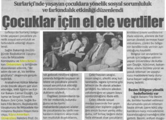 Çocuklar İçin El Ele Verdiler