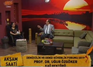 KIBRIS AMERİKAN ÜNİVERSİTESİ REKTÖRÜ Prof. Dr. UĞUR ÖZGÖKER KIBRIS GENÇ TV’ DE “DENİZCİLİK VE DOĞU AKDENİZ’ DE DENİZ GÜVENLİĞİ” KONULARINI DEĞERLENDİRDİ
