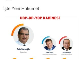 KKTC de Hükümet Kuruldu…
