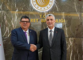 KKTC Maliye Bakanı Özdemir Berova ile TC Ticaret Bakanı Prof. Dr. Ömer Bolat Ticari İşbirliği protokolü imzaladı