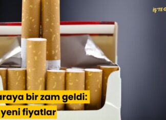 Sigaraya bir zam geldi: İşte yeni fiyatlar