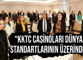 KKTC C CASINO İŞLETMECİLERİ BİRLİĞİ Başkanlığına Yeniden Ahmet Arkın Seçildi