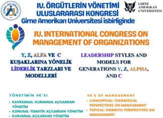 IV. Örgütlerin Yönetimi Uluslararası Kongresi