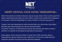 MERİT Crystal Cove Hotel Yenileniyor…