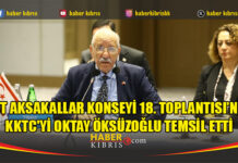TDT Aksakallar Konseyi 18. Toplantısı’nda KKTC’yi Oktay Öksüzoğlu temsil etti