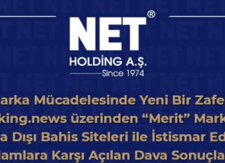 NET Holding A.Ş. : 31 Ağustos 2024’teki Adana Demirspor – Galatasaray maçında stat reklam panoları üzerinden “meritking.news” yasa dışı bahis reklamı gerçekleştirerek markamızı istismar eden şahıslara ilişkin açılan dava