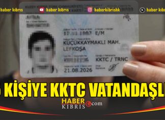 95 Kişiye KKTC vatandaşlığı
