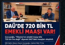 DAÜ’de 720 Bin TL Emekli Maaşı Var!