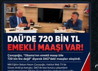 DAÜ’de 720 Bin TL Emekli Maaşı Var!
